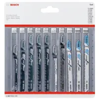 Bosch Stiksavsklingesæt med 10 dele, Wood+Metal