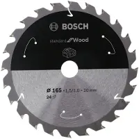 Bosch RUNDSAVKLINGE ACU STD TRÆ 165X15,875X24T