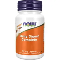 Now , Dairy Digest Complete, 90 Veg Kapsler