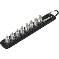 Wera Belt A 2, Topnøglesæt, 1/4, Metric, 8 hoved(er), 3,4,5,6,7,8 mm, 1/4