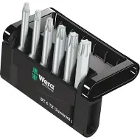 Wera Bc Tx Universal 1 Torx-bitsæt 6 Stykker