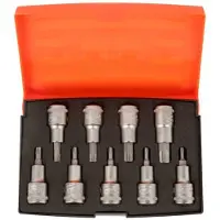 Bahco Galvučių su antgaliai komplektas, S9 Torx T20-T60 9 vnt. 1/2''