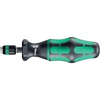 Wera 7460 Kraftform forudindstillede, indstillelige momentskruetrækkere med Rapidaptor hurtigskift, 1/4 tomme, 0.3-1.2Nm