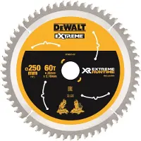 DeWalt Ekstrem Levetid FlexVolt Mitersagsklinge 250 x 30 mm x 60T
