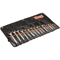 Bahco Metric Combination Flat Set 6/22 Mm Kombineret Nøglesæt 17 Enheder