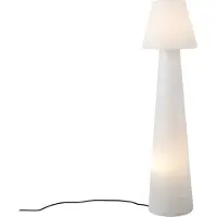 QAZQA Design udendørs gulvlampe hvid IP44 - Katrijn