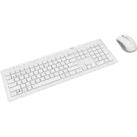 Rapoo Tastatur + mus Zeataw trådløs Multi-Mode 8210M, hvid