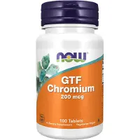 Now , GTF Krom, 200 mcg, 100 Tabletter