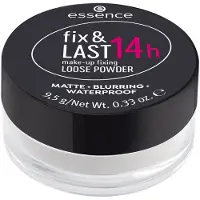 Essence fix & LAST 14h make-up fixing LOOSE POWDER Fikseringspudder 9.5 g Transparent