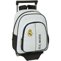 Safta Real Madrid First Kit 24/25 9.52l 28x34x10 Cm Rygsæk Med Hjul