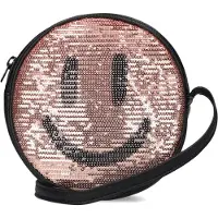 Molo Skuldertaske - Glitter Smile Bag - Sort/Rosa - - OneSize - Skuldertaske