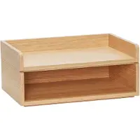 Hubsch Afour bakke 33x22 cm 2-pak Natur