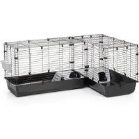 Savic bur til små dyr Cubix Corner - L 148/100 x B 50 x H 63,5 cm