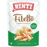 Rinti Filetto Karma vådfoder til hund – kylling & grøntsager 100 g