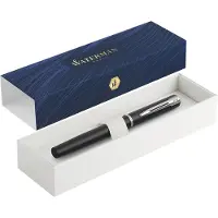Waterman Allure Black Lacquered Gift Box Fountain Pen