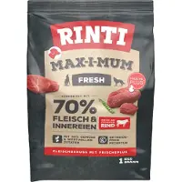 Rinti Økonomipakke: 2 store poser - Max-i-mum Oksekød (2 x 12 kg)