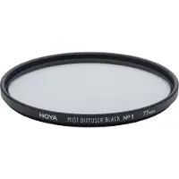 Hoya Mist Diffuser Black No1, 7,7 cm, Diffusion kamerafilter, Ingen belægning, 1 stk
