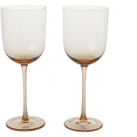 Ferm Living Host rødvinsglas 36 cl 2-pak Blush