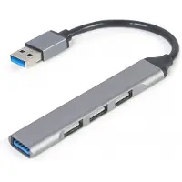 Gembird - hub - 4-port silver - 4 ports USB hub - 4 ports - Sølv
