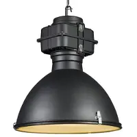 QAZQA Smart industriel pendellampe sort 53 cm inkl. A60 Wifi - Sicko
