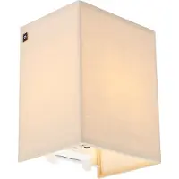 QAZQA Rustik væglampe beige - Vete