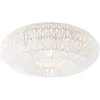 QAZQA Smart Retro Loftlampe Hvid inkl. Wifi A60 - Lina
