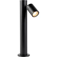QAZQA Smart udendørslampe sort 45 cm justerbar inkl. Wifi GU10 - Solo