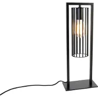 QAZQA Smart moderne bordlampe sort inkl. Wifi ST64 - Balenco Wazo