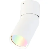 QAZQA Smart spotlight hvid justerbar inkl. Wifi GU10 - Falo