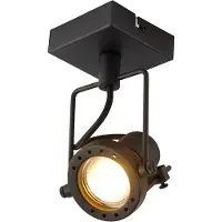 QAZQA Smart Spotlight sort inkl. Wifi GU10 - Suplux