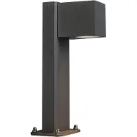QAZQA Smart udendørs gulvlampe antracit 30 cm IP44 inkl. WiFi GU10 - Baleno