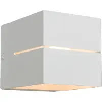 QAZQA Moderne væglampe hvid 9,7 cm - Transfer Groove