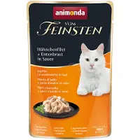Animonda Vom Feinsten Adult i sauce 18 x 50 g - Kyllingefilet + andebryst i sauce