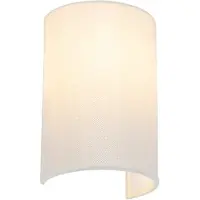 QAZQA Smart væglampe hvid inkl. Wifi A60 - Simple Drum Jute