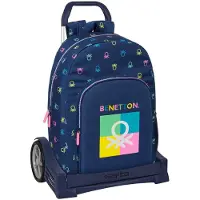 Safta Evolution Benetton Rygsæk Med Hjul