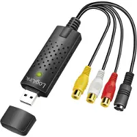 Logilink Adapter Audio/Videograbber Black
