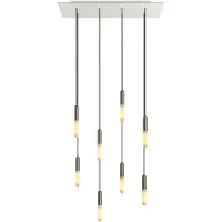Creative Cables Rose-one Xxl 8 Falls With Light Bulb Pendellampe