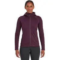 Montane F Protium Hoodie, fleecetrøje, dame, mørkelilla