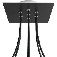Creative Cables Kroq207f103 Rose-one Square Matsort Rosesæt