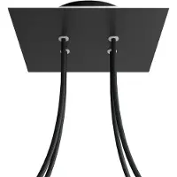 Creative Cables Krovnq204f103 Rose-one Square Matte Black Brusesæt