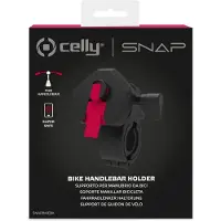 Celly SNAPBIKE, Mobiltelefon/Smartphone, Passiv holder, Cykel, Scooter, Sort