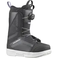 Salomon Snowboard - Snowboardstøvler dame - Scarlet Boa Black/Persian Violet til Unisex - Størrelse 41,5 - Sort