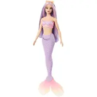 Barbie Dukke - 30 cm - Core Havfrue - Lilla - - OneSize - Dukke