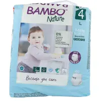 Bambo Nature Børneble, bukseble, miljømærket, Pants, 4 - (5 stk.)