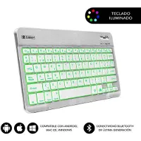 Subblim Smart Backlit Bluetooth Trådløst Tastatur Spansk