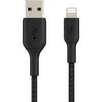 Belkin Flettet Lightning Til Usb-a-ladekabel Med Hurtigopladning 3m