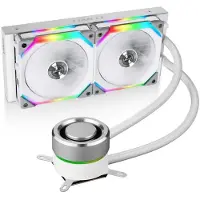 Lian Li Galahad AIO UNI FAN SL Edition 240 - Processors flydende kølesystem - Radiatorstørrelse: 240 mm - (for: AM4, LGA1200, LGA1700, AM5, LGA115x Socket) - kobber-koldplade - 120 mm - hvid