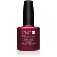 CND Shellac Gel Neglelak Langtidsholdbar Nail Paint Farve med kurvetndende brste Rd/Burgunder Polish 0,25 fl oz