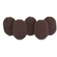Rycote Lavalier Foams Brown (5-pak)