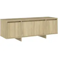 vidaXL tv-bord 120x30x40,5 cm konstrueret træ sonoma-eg